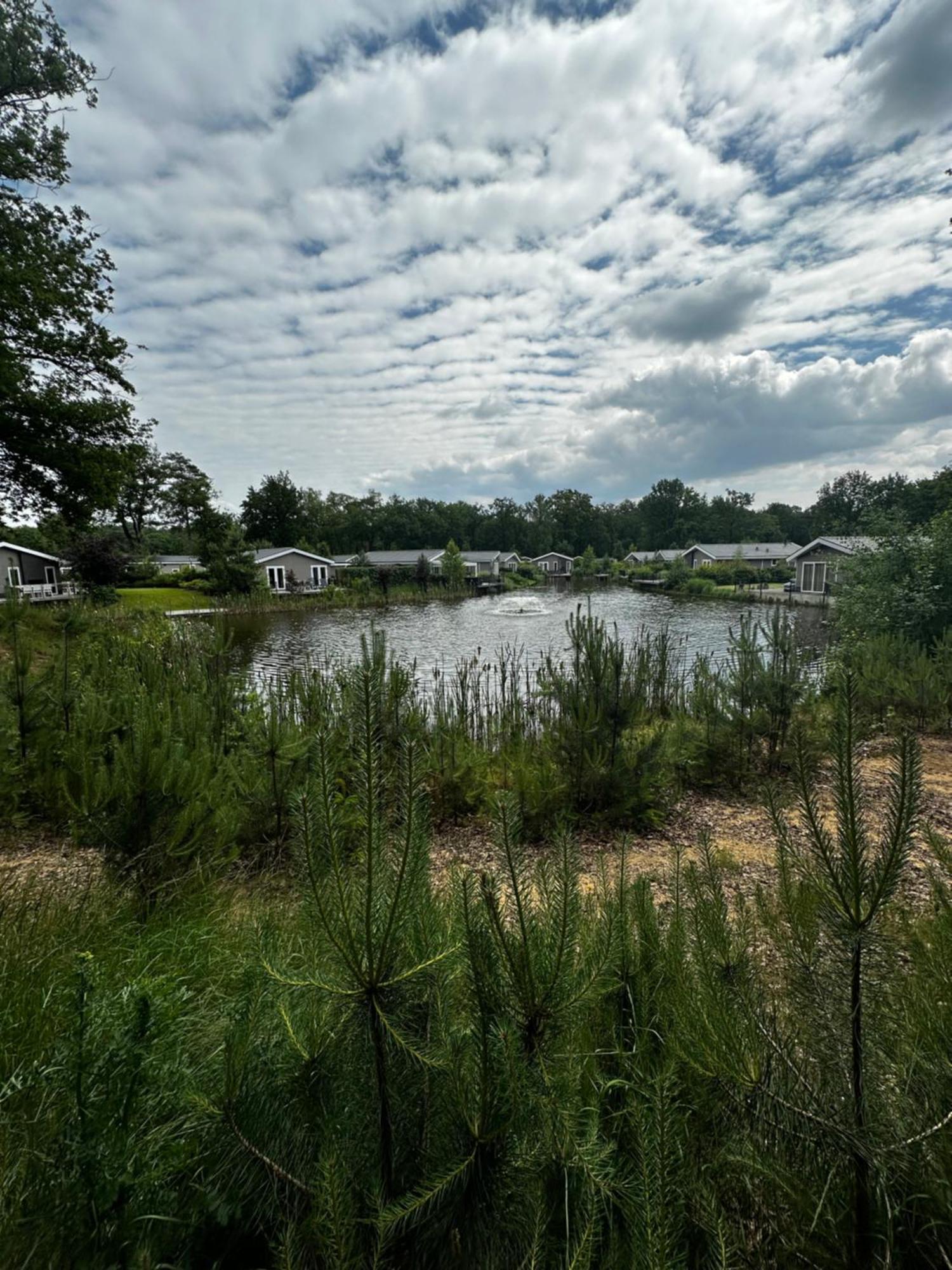 Dubbele Chalet Op Recreatiepark Topparken Op De Veluwe In Beekbergen Met Grote Vrije Tuin En Eigen Parkeerplaats Exteriér fotografie